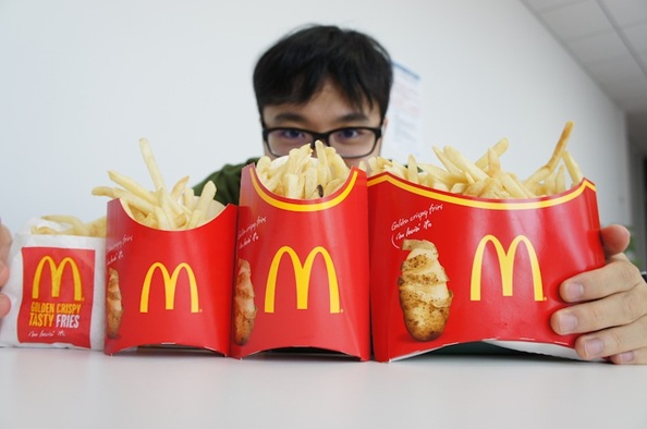 マクドナルドのメガポテト2